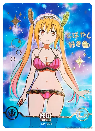 Tohru CP waifu card — Miss Kobayashi's Dragon Maid