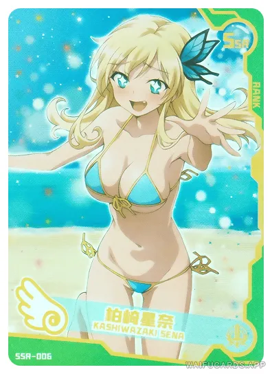 Sena Kashiwazaki SSR waifu card — Haganai: I don't have many friends