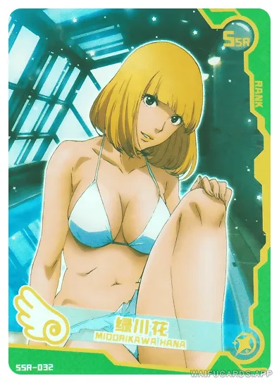 Hana Midorikawa SSR waifu card — Prison School