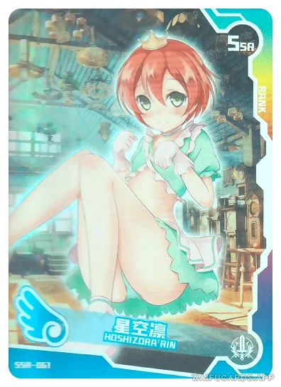 Rin Hoshizora SSR waifu card — Love Live!