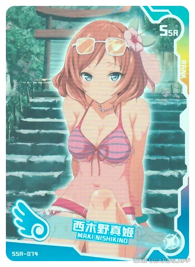 Maki Nishikino SSR waifu card — Love Live!