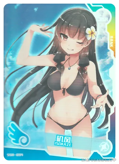 Isokaze SSR waifu card — Kantai Collection