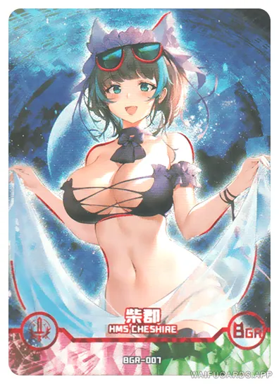 Cheshire BGR waifu card — Azur Lane