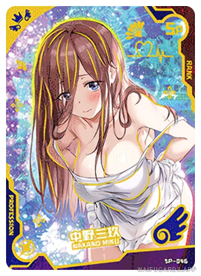 Miku Nakano SP waifu card — The Quintessential Quintuplets