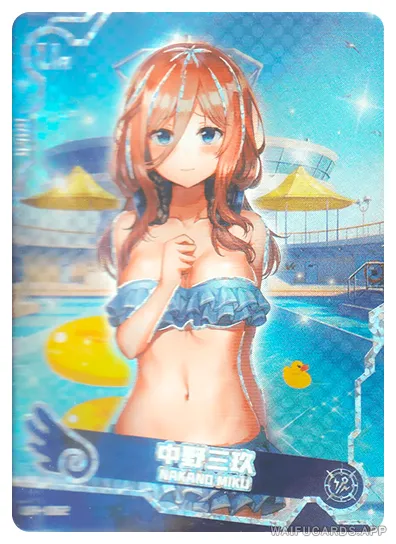 Miku Nakano UR waifu card — The Quintessential Quintuplets