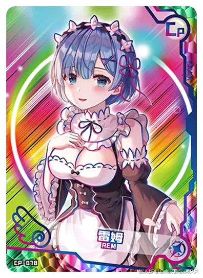 Rem CP waifu card — Re:Zero