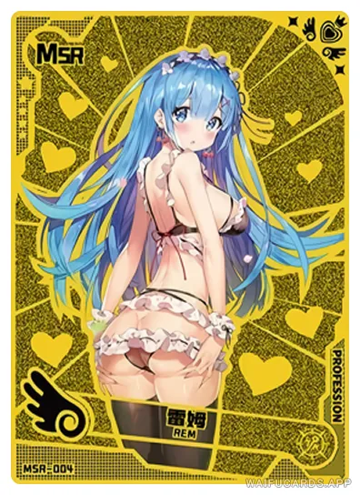 Rem MSR waifu card — Re:Zero
