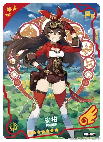 Amber PR waifu card — Genshin Impact