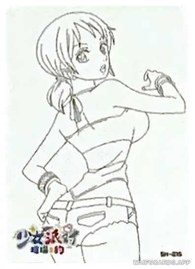 Nami SH waifu card — One Piece