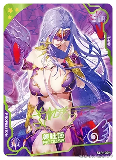 Medusa SLR+ waifu card — Fate Series
