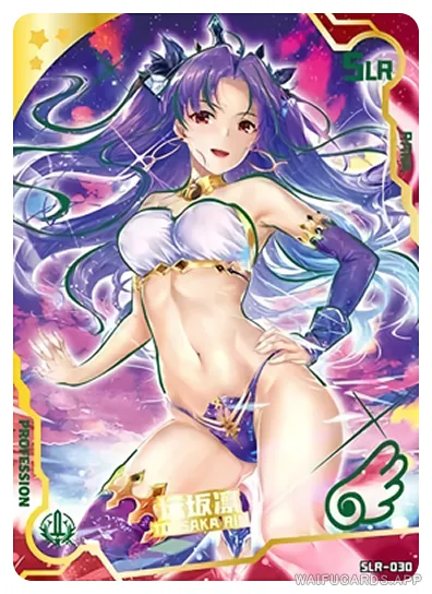 Rin Tohsaka SLR waifu card — Fate Series