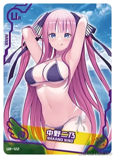 Nino Nakano UR waifu card — The Quintessential Quintuplets