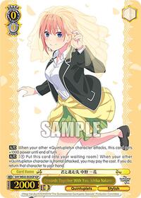 Ichika Nakano (IGP) ItsutsugoParallel waifu card — Weiss Schwarz
