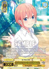 Ichika Nakano (IGP) ItsutsugoParallel waifu card — Weiss Schwarz