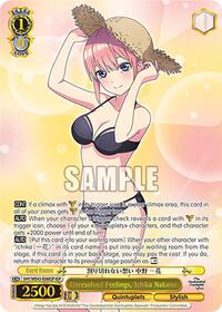 Ichika Nakano (IGP) ItsutsugoParallel waifu card — Weiss Schwarz