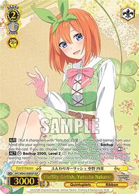 Yotsuba Nakano (IGP) ItsutsugoParallel waifu card — Weiss Schwarz