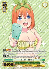 Yotsuba Nakano (IGP) ItsutsugoParallel waifu card — Weiss Schwarz
