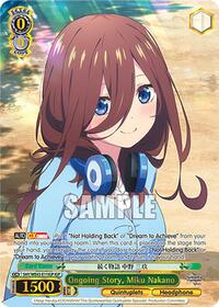 Miku Nakano (IGP) ItsutsugoParallel waifu card — Weiss Schwarz