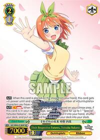 Yotsuba Nakano (IGP) ItsutsugoParallel waifu card — Weiss Schwarz