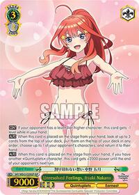 Itsuki Nakano (IGP) ItsutsugoParallel waifu card — Weiss Schwarz