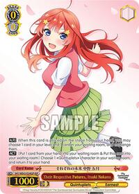 Itsuki Nakano (IGP) ItsutsugoParallel waifu card — Weiss Schwarz
