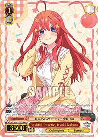 Itsuki Nakano (IGP) ItsutsugoParallel waifu card — Weiss Schwarz