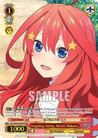 Itsuki Nakano (IGP) ItsutsugoParallel waifu card — Weiss Schwarz