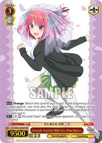 Nino Nakano (IGP) ItsutsugoParallel waifu card — Weiss Schwarz