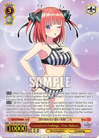 Nino Nakano (IGP) ItsutsugoParallel waifu card — Weiss Schwarz