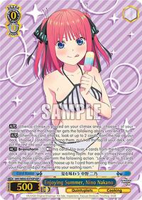 Nino Nakano (IGP) ItsutsugoParallel waifu card — Weiss Schwarz