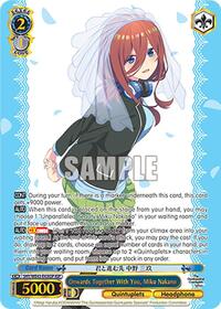 Miku Nakano (IGP) ItsutsugoParallel waifu card — Weiss Schwarz