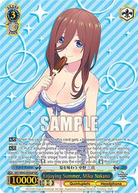 Miku Nakano (IGP) ItsutsugoParallel waifu card — Weiss Schwarz