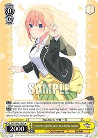 Ichika Nakano Normal waifu card — Weiss Schwarz