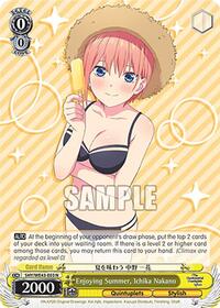 Ichika Nakano Normal waifu card — Weiss Schwarz