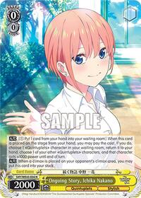 Ichika Nakano Normal waifu card — Weiss Schwarz