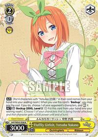 Yotsuba Nakano Normal waifu card — Weiss Schwarz