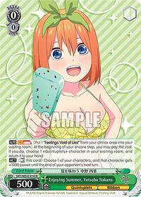Yotsuba Nakano Normal waifu card — Weiss Schwarz