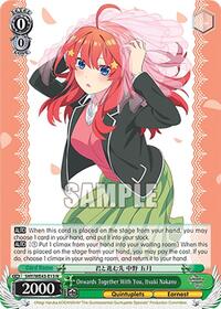 Itsuki Nakano Normal waifu card — Weiss Schwarz