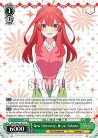 Itsuki Nakano Normal waifu card — Weiss Schwarz