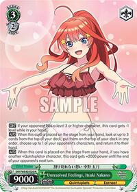 Itsuki Nakano Normal waifu card — Weiss Schwarz