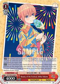 Ichika Nakano Normal waifu card — Weiss Schwarz