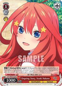 Itsuki Nakano Normal waifu card — Weiss Schwarz