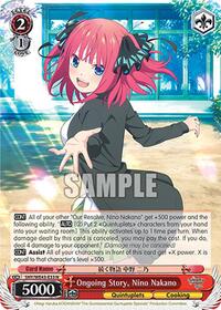 Nino Nakano Normal waifu card — Weiss Schwarz