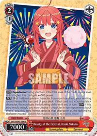 Itsuki Nakano Normal waifu card — Weiss Schwarz