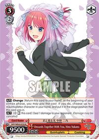 Nino Nakano Normal waifu card — Weiss Schwarz