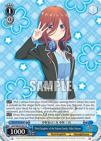Miku Nakano Normal waifu card — Weiss Schwarz