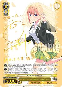 Ichika Nakano SR waifu card — Weiss Schwarz