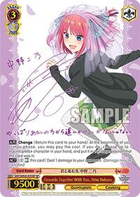 Nino Nakano SR waifu card — Weiss Schwarz