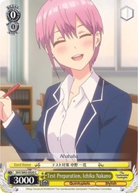 Ichika Nakano C waifu card — Weiss Schwarz