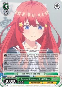 Itsuki Nakano R waifu card — Weiss Schwarz